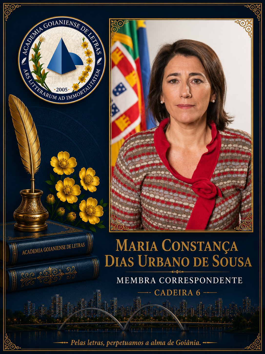 Sócio Correspondente da Academia Goianiense de Letras