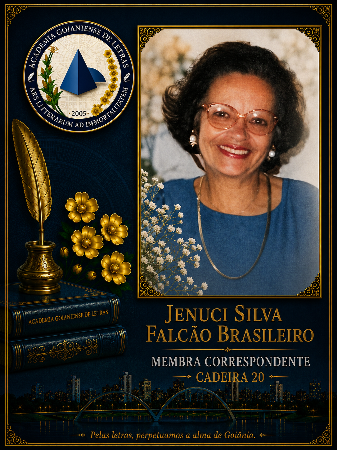 Sócio Correspondente da Academia Goianiense de Letras