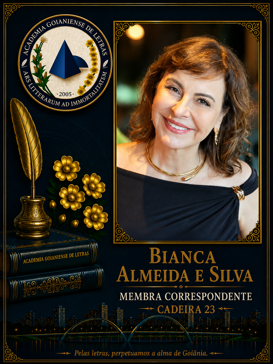 Sócio Correspondente da Academia Goianiense de Letras