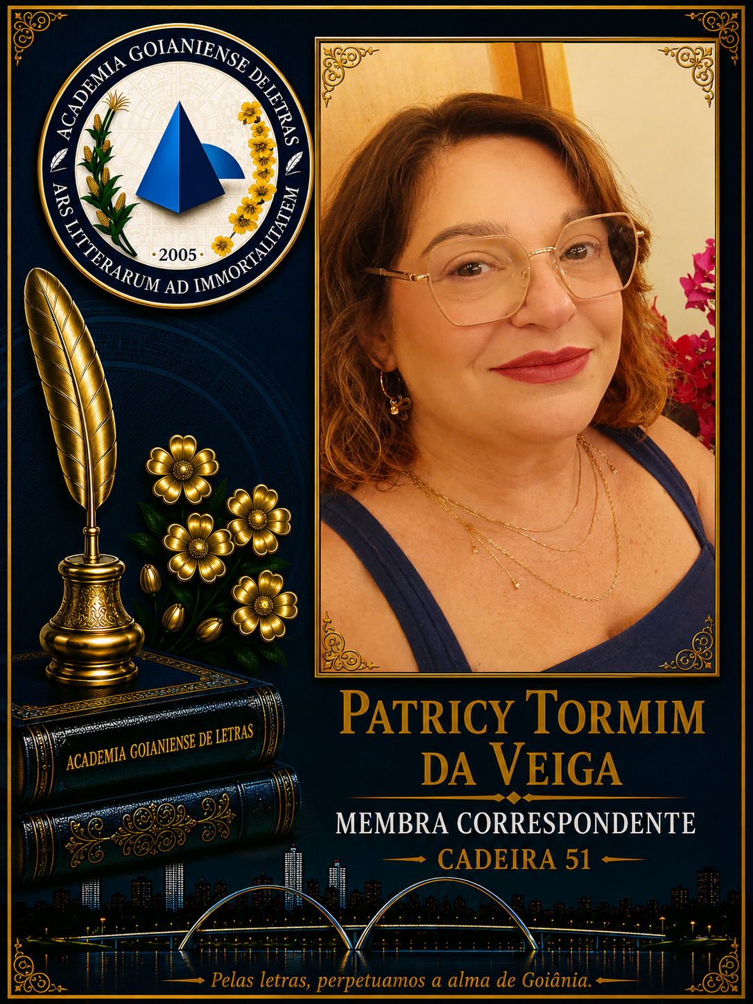 Sócio Correspondente da Academia Goianiense de Letras