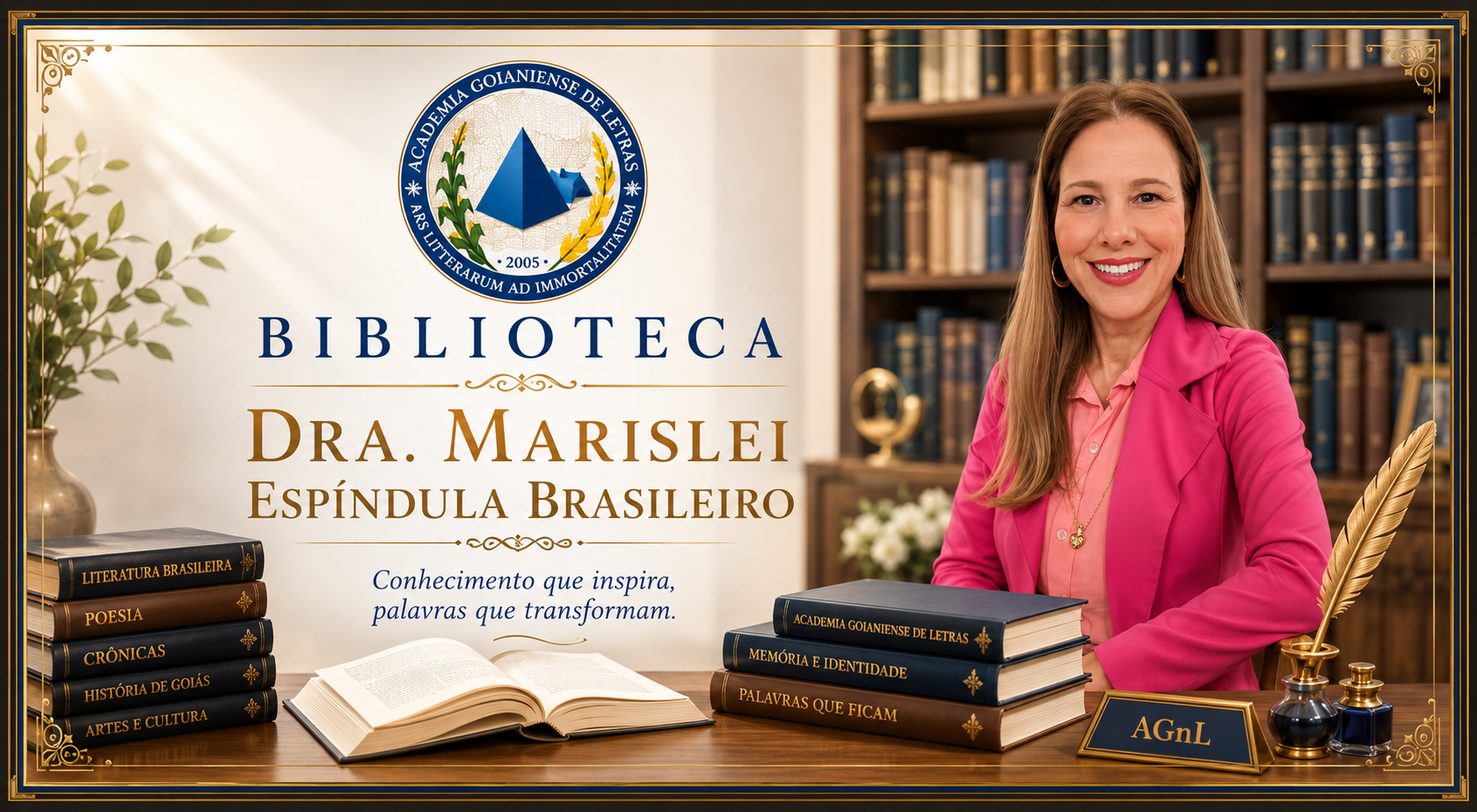 Banner Biblioteca Dra. Marislei Espíndula Brasileiro